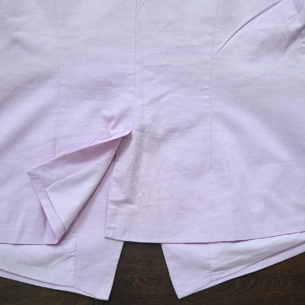 Future Colective Jenee Naylor Lavender Sleeveless Button-Up Vest - Picture 9 of 12